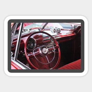 Classic Car Dashboard Sticker